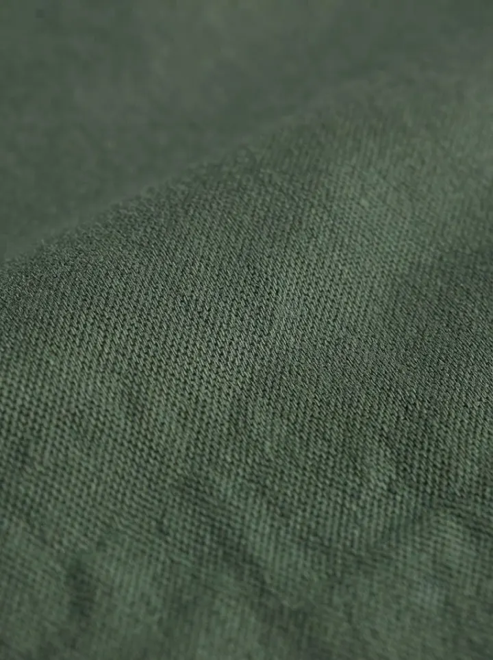 Bemount Wide-Leg Chino, Faded Military Green, texture view
