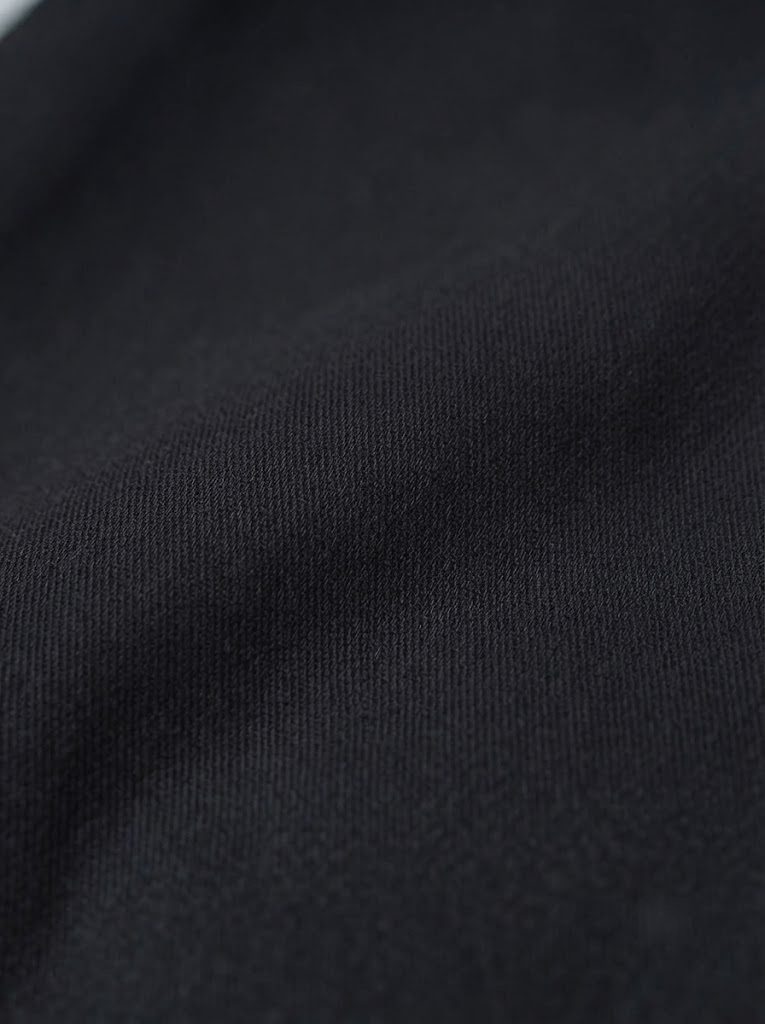 Wide-Leg Chino, Pitch Black, texture view