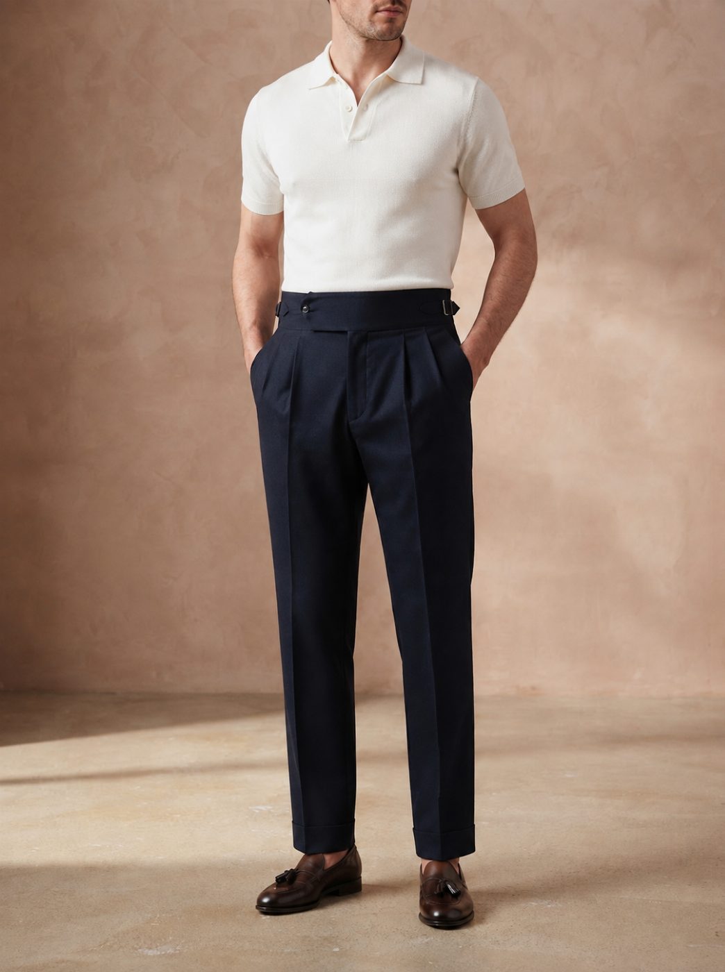 Midnight Navy Gurkha Trouser | Gurkha Trousers, Bemount