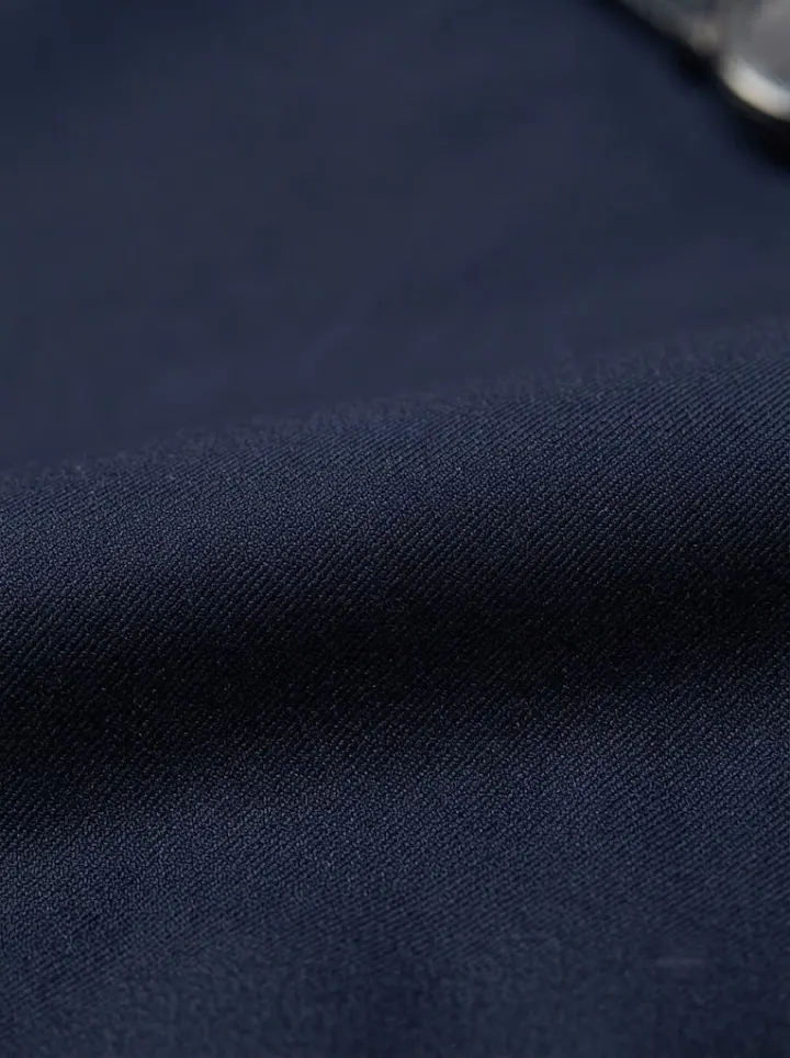 Bemount Midnight Navy Gurkha Trouser, texture view