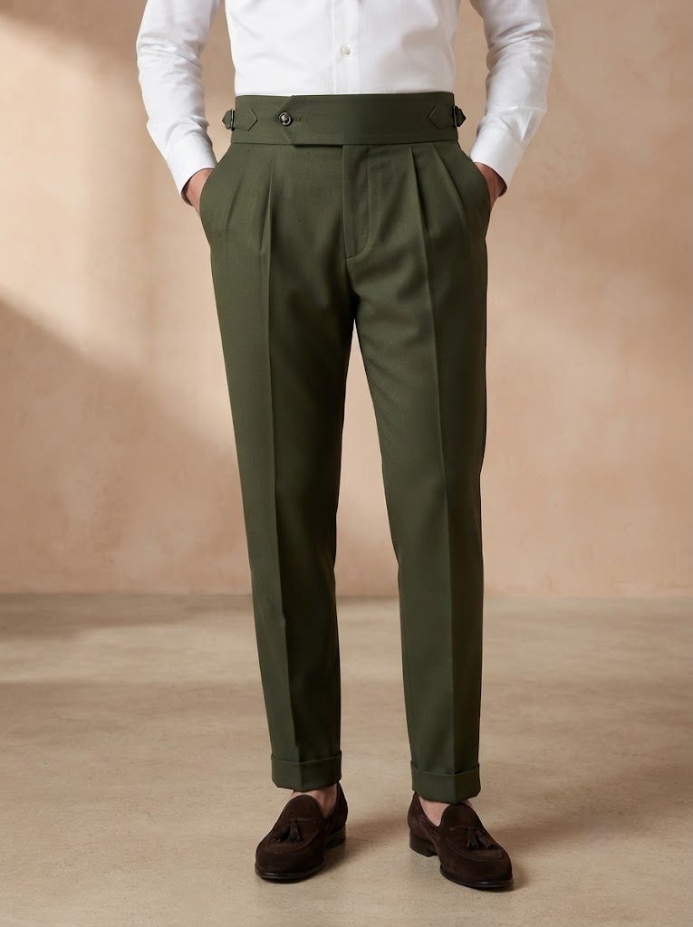 Midnight Navy Gurkha Trouser | Gurkha Trousers, Bemount