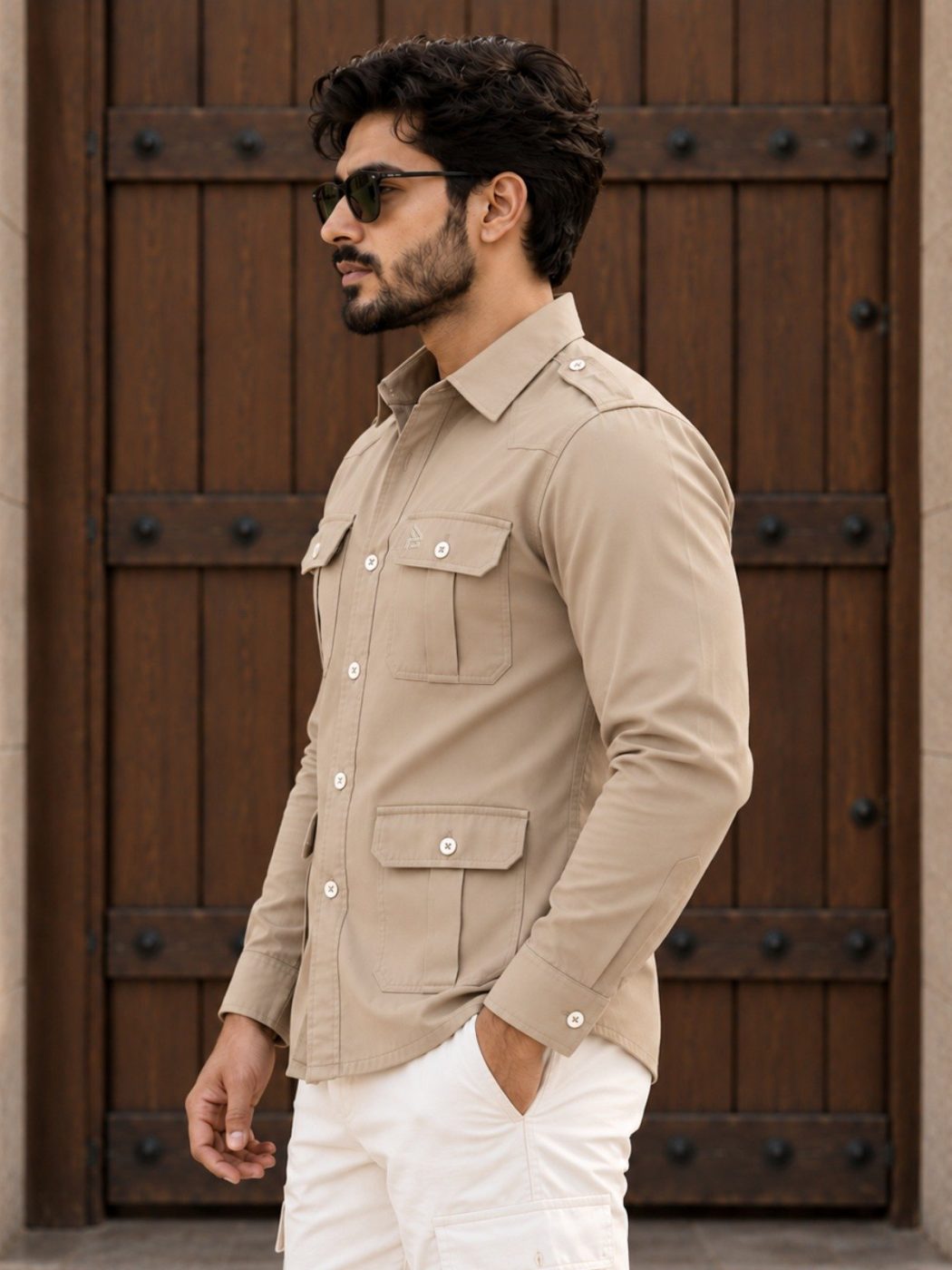 Desert Taupe Hunter Shirt, view 3