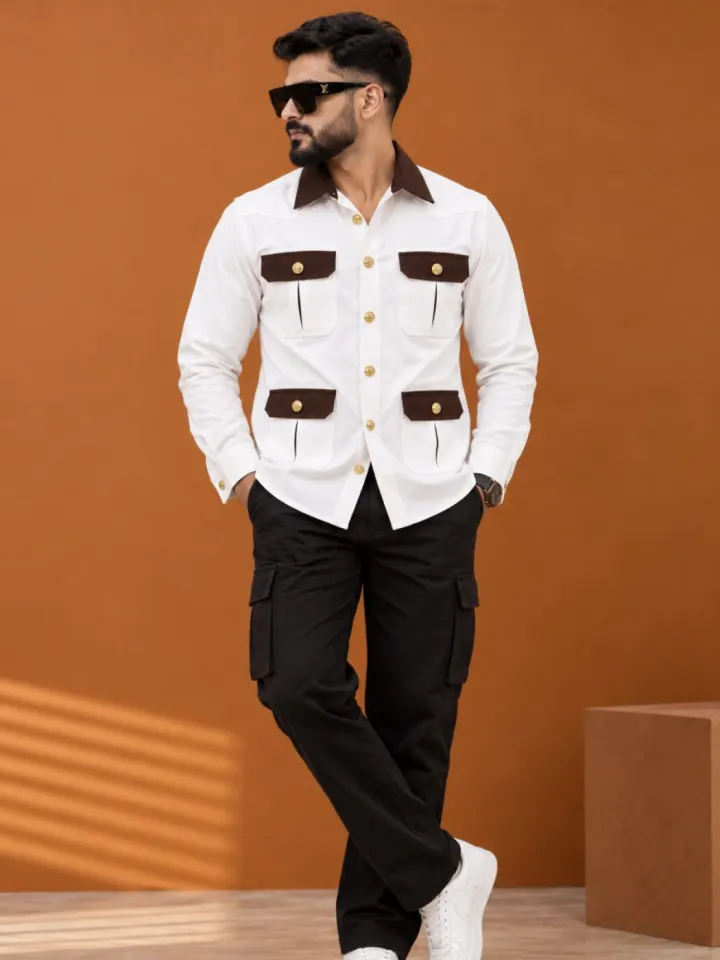 Bemount Ivory Crest Hunter Shirt, view 1