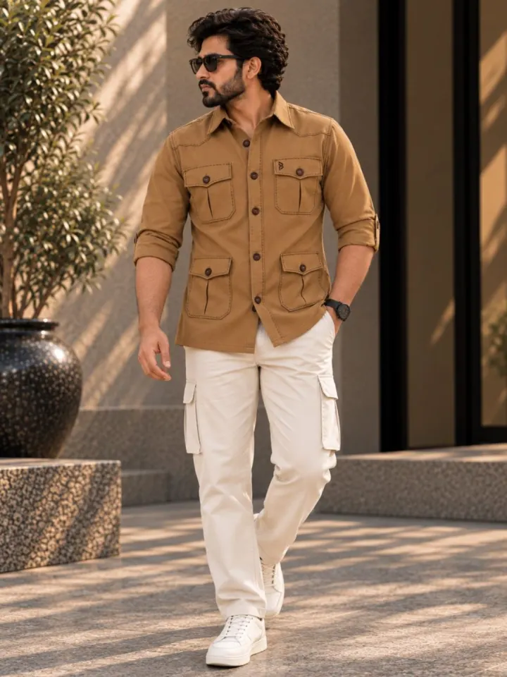 Bemount Terra Tan Hunter Shirt, view 2