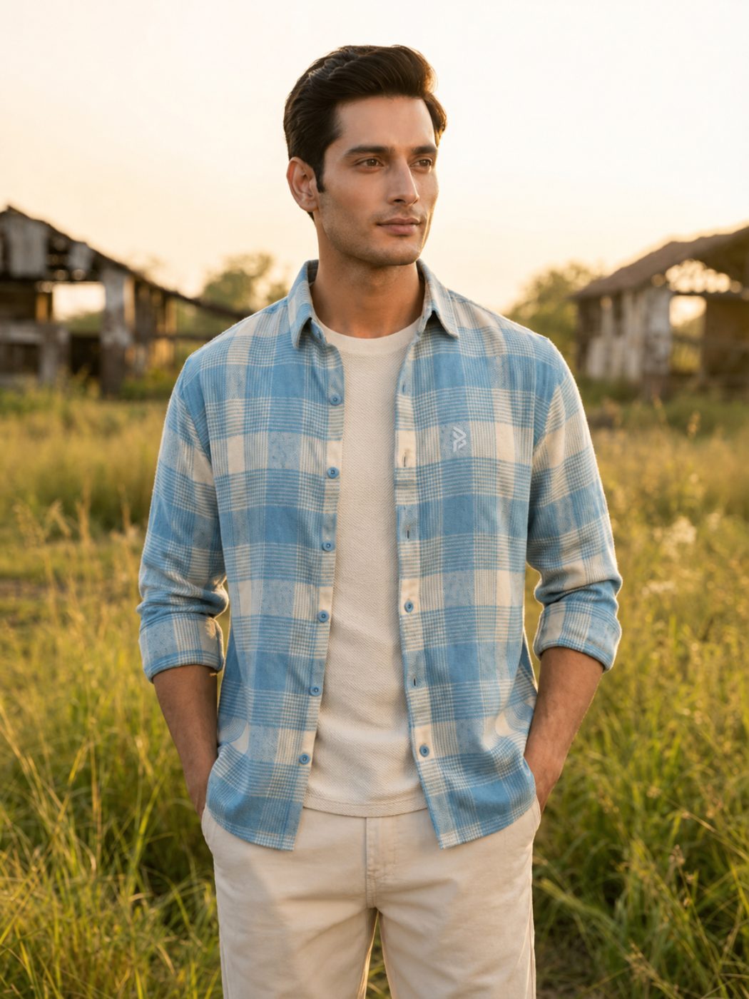 Seaside Cotton-Flannel Shirt