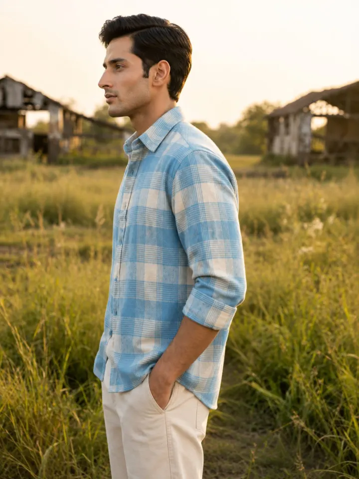 Seaside Cotton-Flannel Shirt