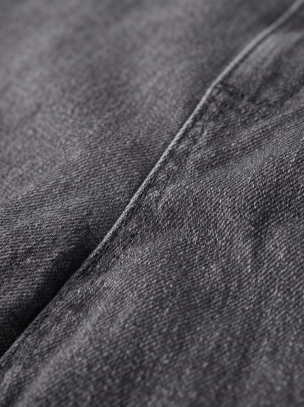 Bemount Bemount Concrete Soul Straight Jeans in Concrete Grey, texture view