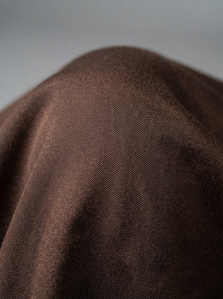 Rich Chocolate Tailored Trouser, texture view