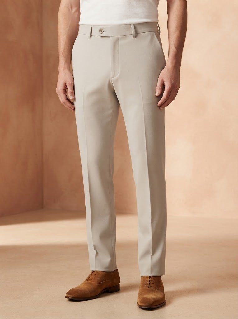 Versatile Stone Tailored Trouser, front view