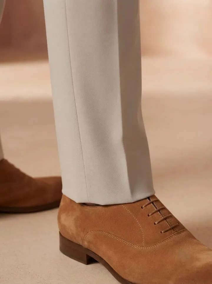 Bemount Versatile Stone Tailored Trouser, hem view
